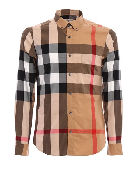 camicie burberry maria giovanna elmi|Camicia in cotone Check (Beige archivio) .